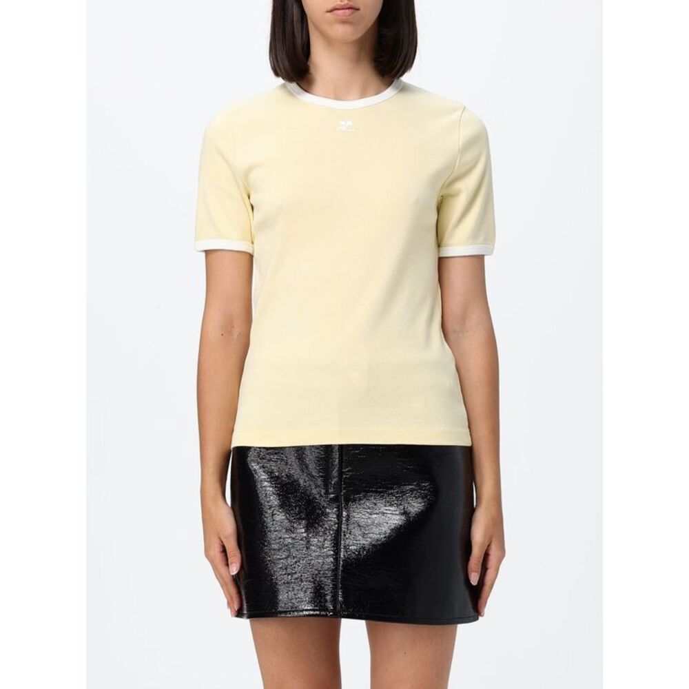 Courreges T-Shirt Woman Yellow